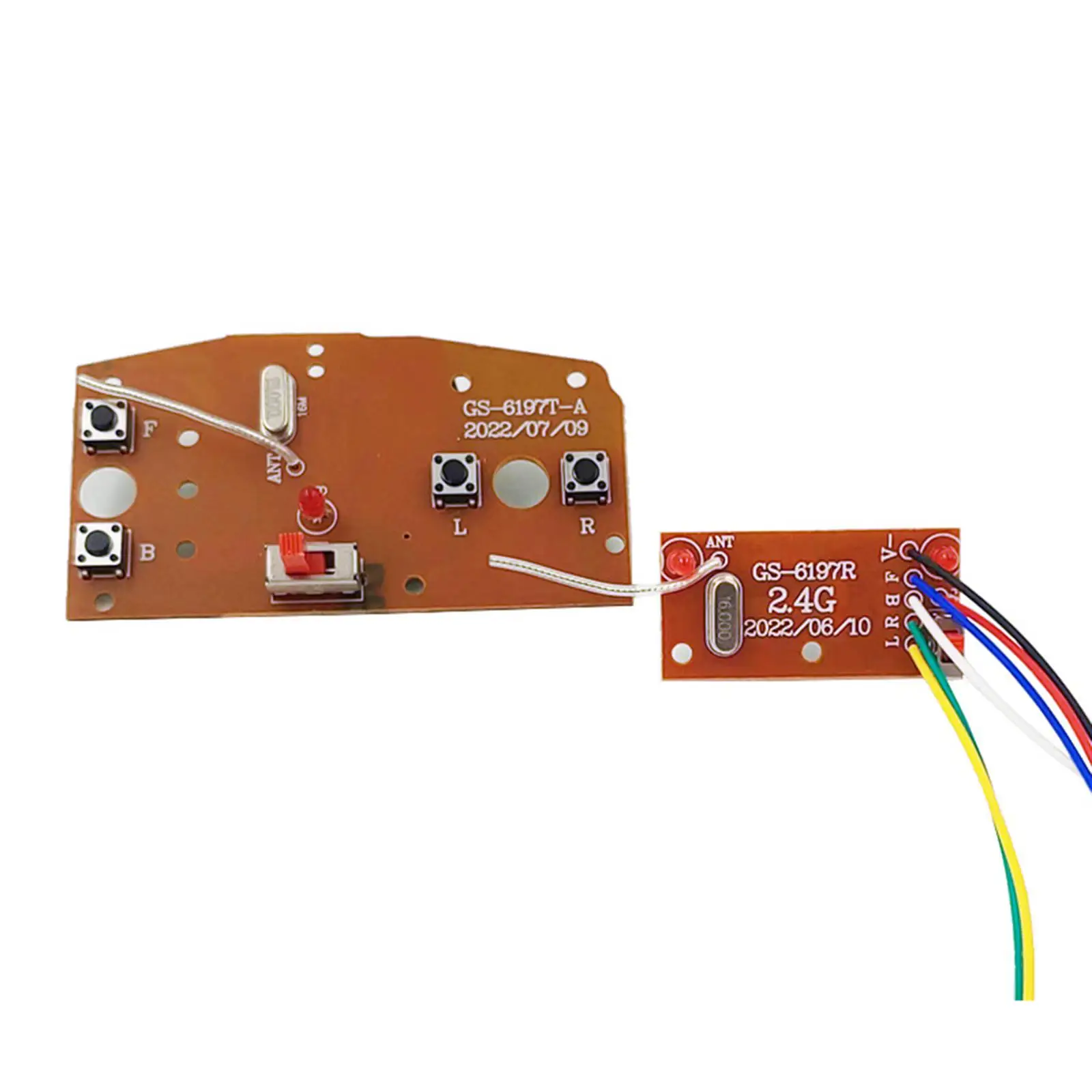 RC Car Circuit Board Durable Fishing Bait Boat Circuit Board Upgrade Parts 4 Channel for Model Vehicles Crawler RC Car Parts