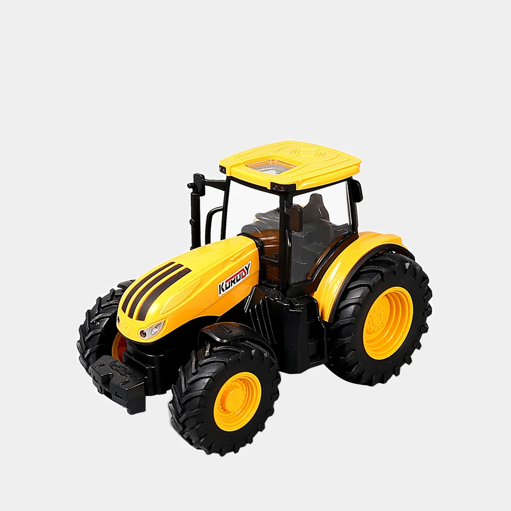Tractor de inercia para niños, coche de granja, camión de transporte, carretilla elevadora, modelo de coche de bebé, juguete de ingeniería, juguetes educativos para niños, 1/24 - imagen 5