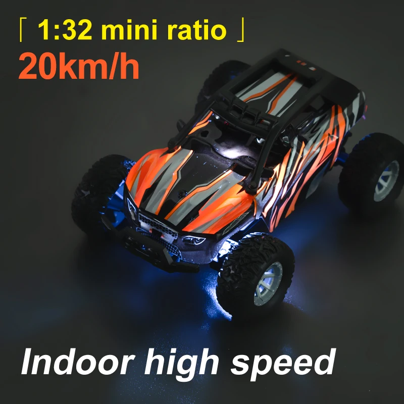 Mini coche teledirigido 1:32, coches de Control remoto, 20 Km/h, todoterreno, carreras de alta velocidad, aceleración de deriva interior, juguete eléctrico para niños, oruga - imagen 4
