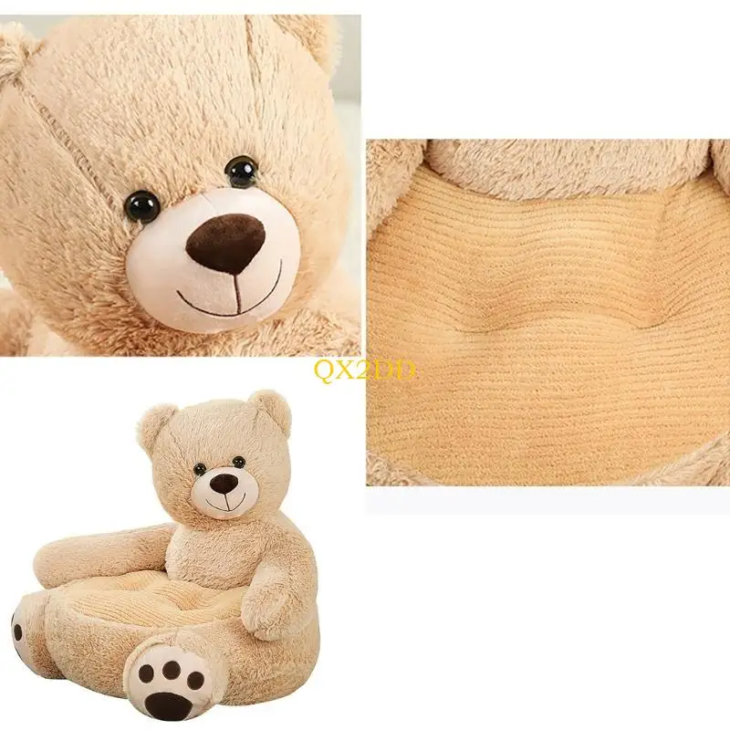 QX2D Sofá Sillón Infantil Felpa 50x50x45cm con Diseño Dibujos Animados Proporciona Comodidad y Apoyo para Que Bebé a - imagen 2