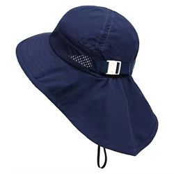 Sombrero de playa UV para bebé – Chal ligero y transpirable