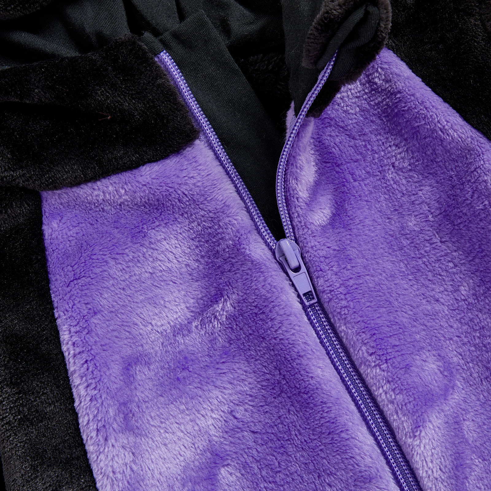 SUNSIOM Disfraz de gato negro para bebé de 0 a 24 meses, mono con capucha de felpa de manga larga para niños y niñas, pelele para recién nacido - imagen 5