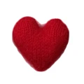 mohair heart-red