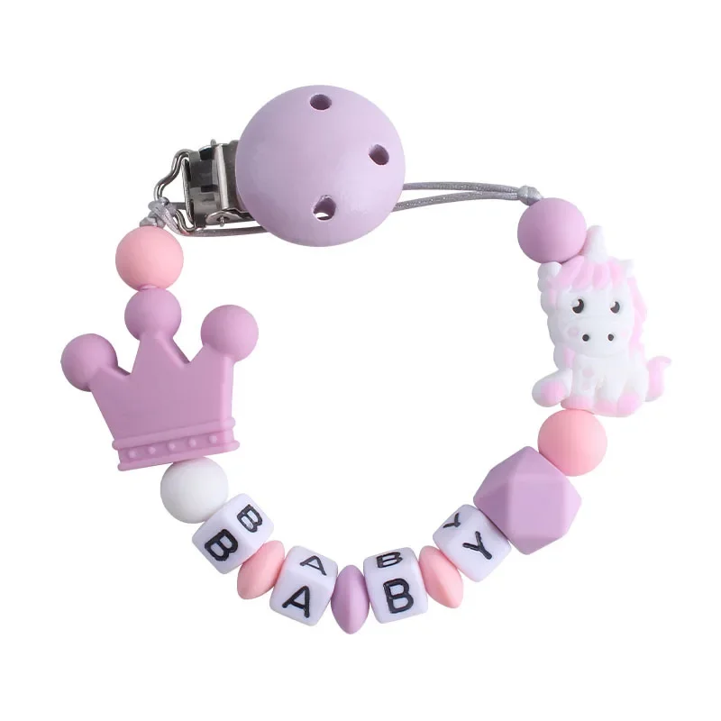 Mordedor de dentición seguro personalizado – Corona unicornio - imagen 2