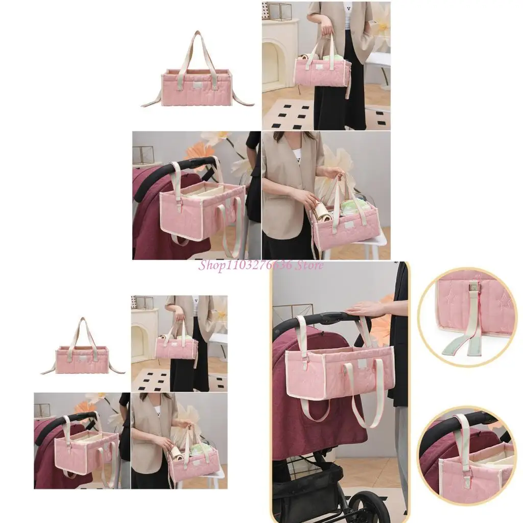 Bolso de pañales plegable con compartimentos organizados para viajes - imagen 5