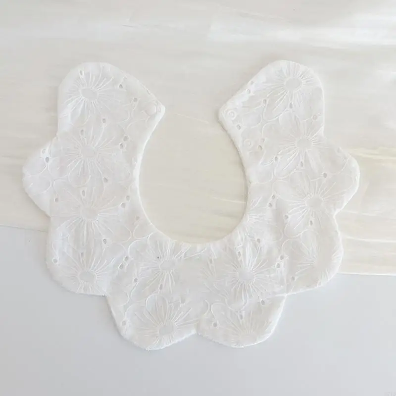 D7YD, toalla para Saliva para recién nacidos, babero para alimentar pétalos, babero para bebé, paños para eructar algodón, - imagen 3