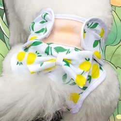 Pañales lavables para perros con estampado de dibujos animados