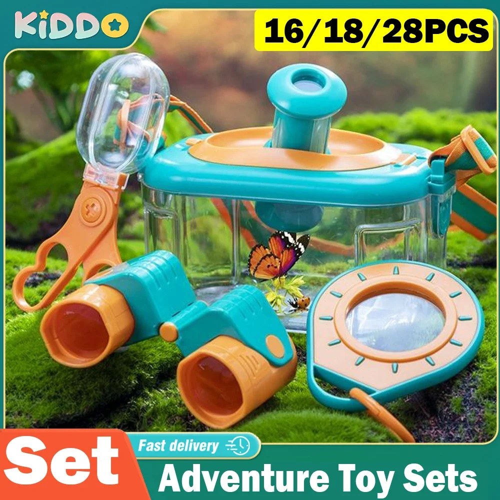 Caja de ciencia, atrapamoscas educativo para niños, juguete para atrapar insectos, visor de insectos al aire libre, exploración de ciencia, aventura, conjunto de regreso a la escuela