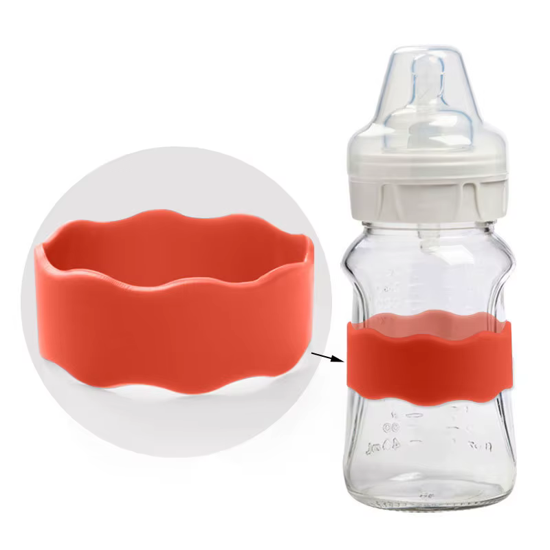 Tazas entrenadoras de silicona para bebés con cubierta aislante - imagen 2