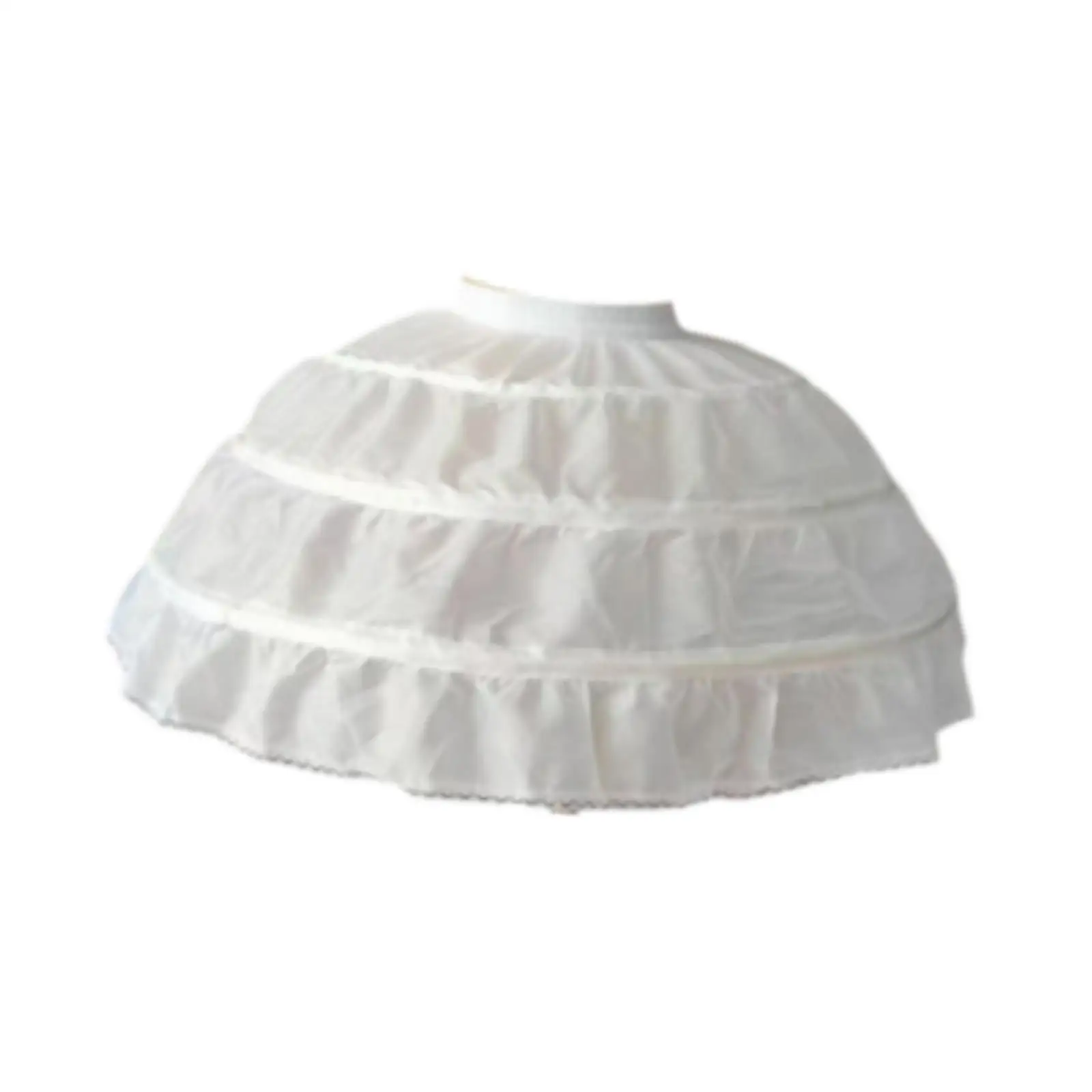 3 Hoops Petticoat Lolita Simple Lightweight Crinoline Skirt for Birthday Prom
