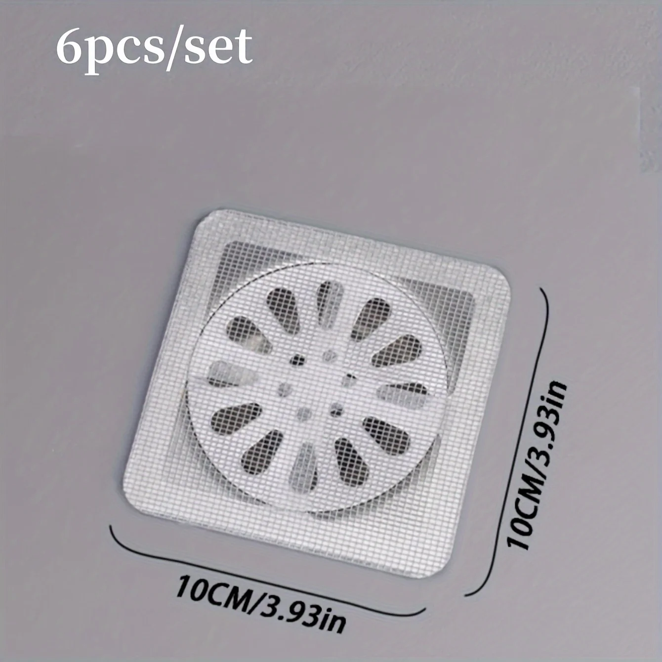 Recogedor de pelo para drenaje de ducha, recogedores de pelo para ducha, pegatinas de malla de filtro de fregadero de suelo, tapón de pelo para bañera de baño - imagen 3