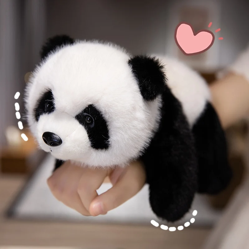 30/40/55CM Panda tumbado juguetes de peluche Animal de dibujos animados Panda gigante relleno suave muñeca almohada para regalos de navidad - imagen 2