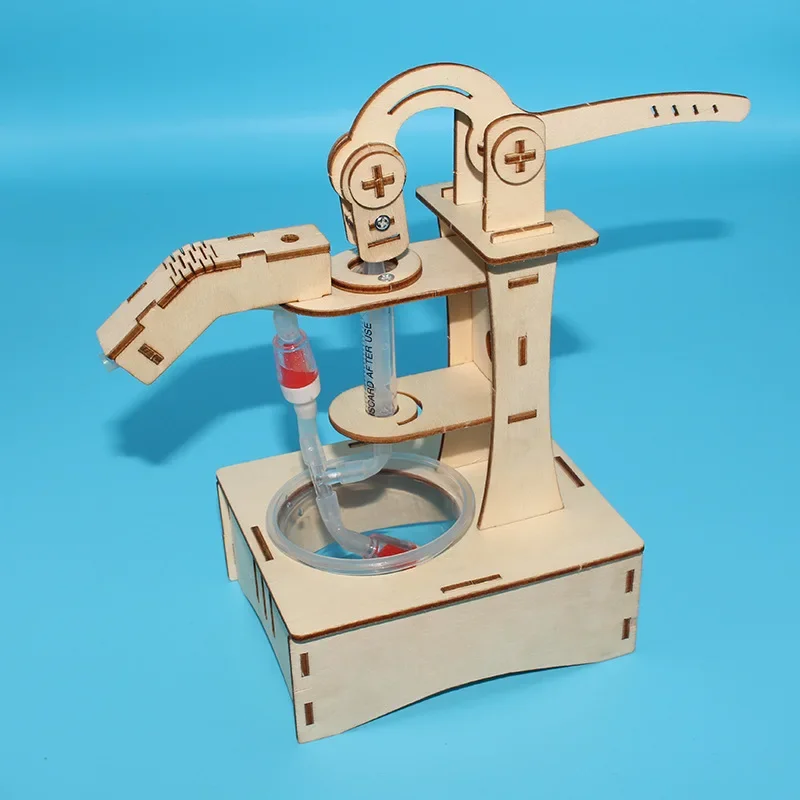 Bomba de presión Manual de ciencia DIY, experimento de bien tecnología, ayuda para enseñanza jugable, palancas, conjunto de principio - imagen 4
