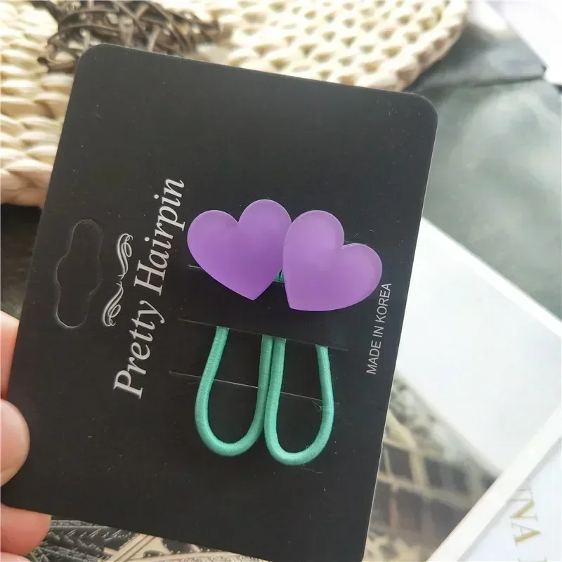 2pcs purple heart