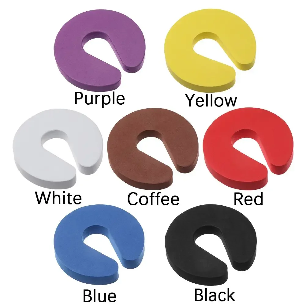 4 Uds Clip de puerta de seguridad para el hogar Protector suave Protector de tope de puerta de seguridad - imagen 5