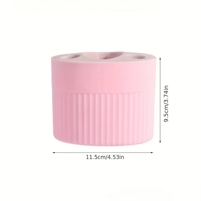 Soporte multifuncional para cepillos de dientes de baño, organizador de plástico para pasta de dientes y cepillos de dientes, caja de almacenamiento que ahorra espacio, 1 ud. - imagen 4