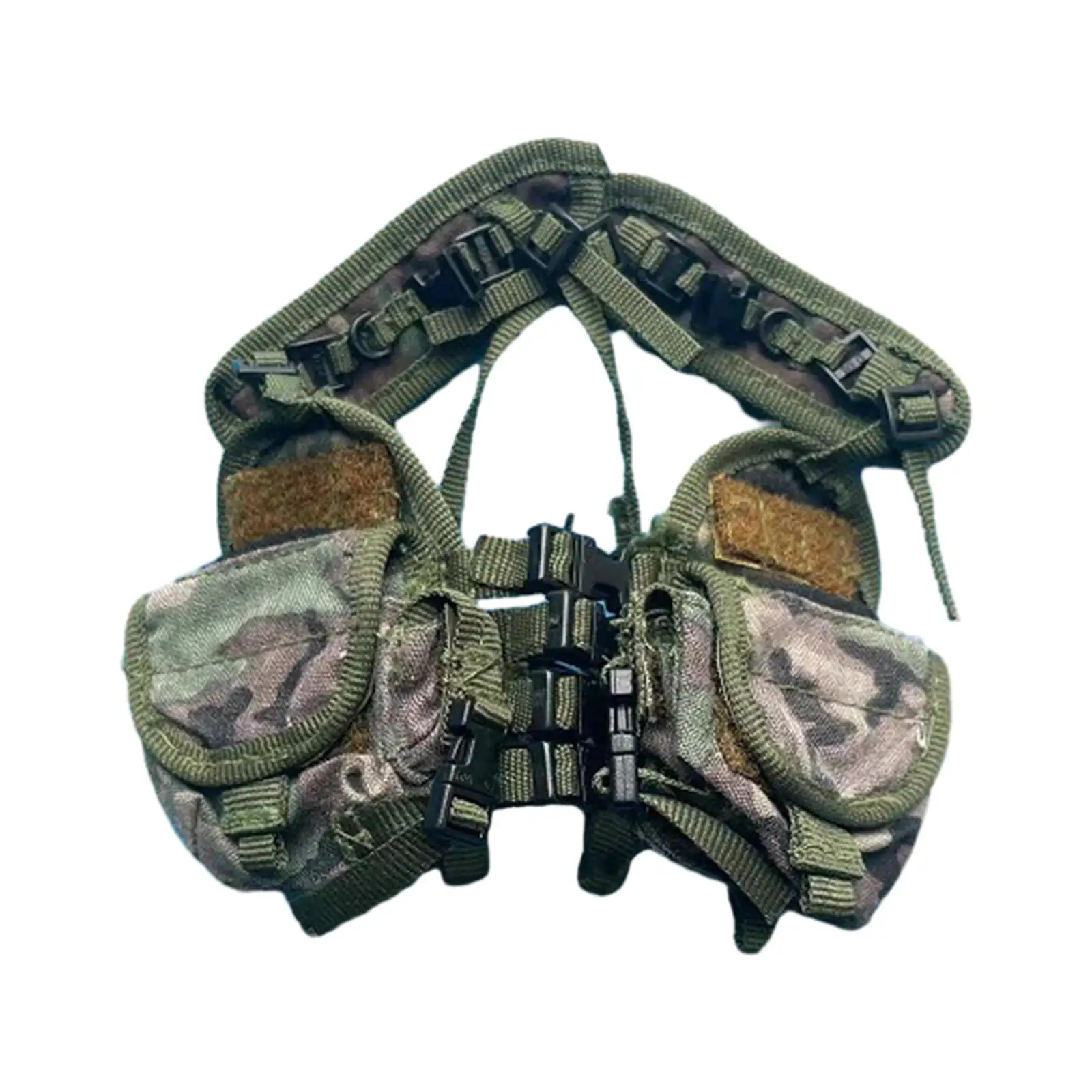 1/6 Vest Vest Model Handmade Stylish Traning Vest Dress up Role Play Outdoor Protection Vest for 12inch Male Action Figures Body