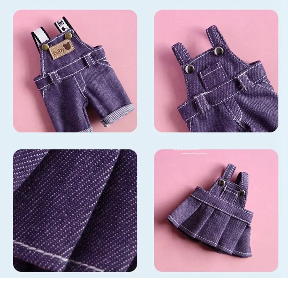 Falda vaquera para muñeca – Ropa de algodón hecha a mano - imagen 2