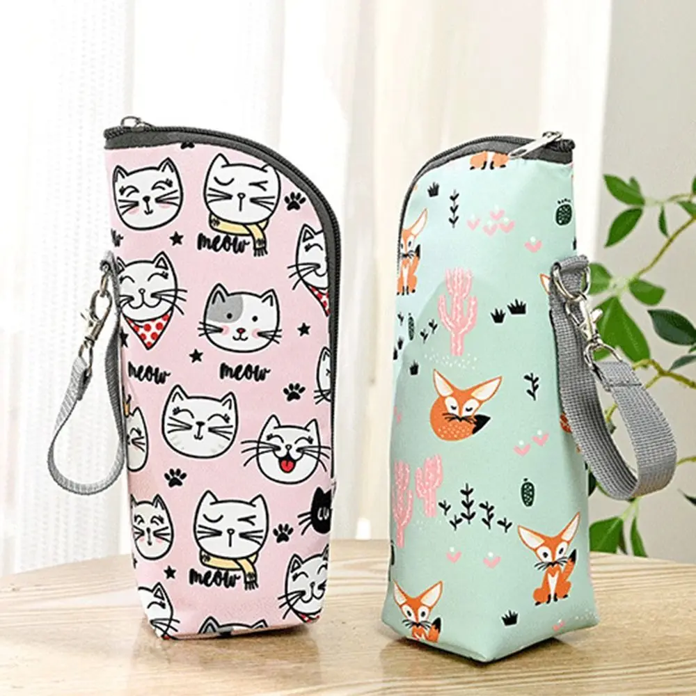 Bolsa de botella aislante de molde de aluminio, bolsa de tela Oxford de dibujos animados para botella de leche, bolsas de alimentación térmicas, accesorios de viaje - imagen 5