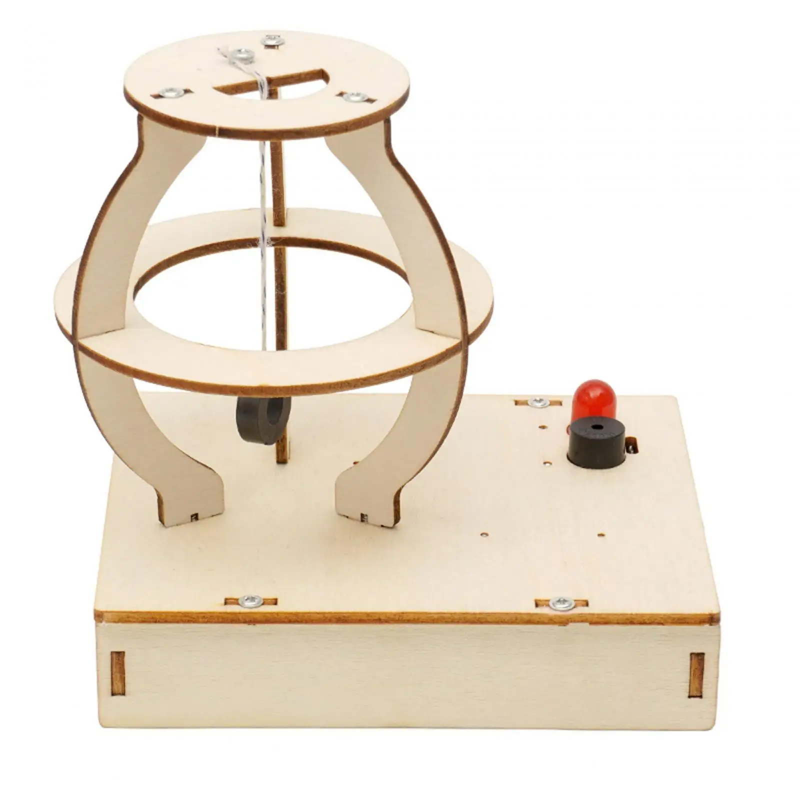 DIY Wooden Science Experiment Model Kits,Alarm Building Kits, Stem DIY Assembly 3D Puzzles Science Kits for Kids, Holiday