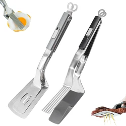 Pinza de cocina de acero inoxidable multiusos - Resistente y versátil