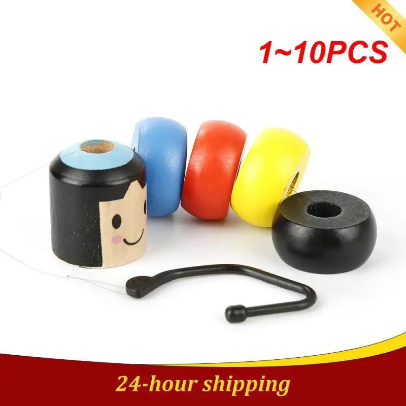 Interesante juguete de madera 2019 El pequeño hombre de madera que no puede golpear