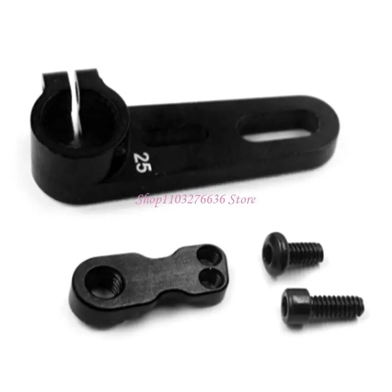 Brazo servo ajustable R6FD 15,5-20 mm para orugas control remoto, piezas mejora negras - imagen 3