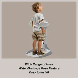 Soporte para Baby Shower, reposabrazos ajustable de pie para baño de bebé, asiento de baño plegable, reposabrazos de altura ajustable portátil