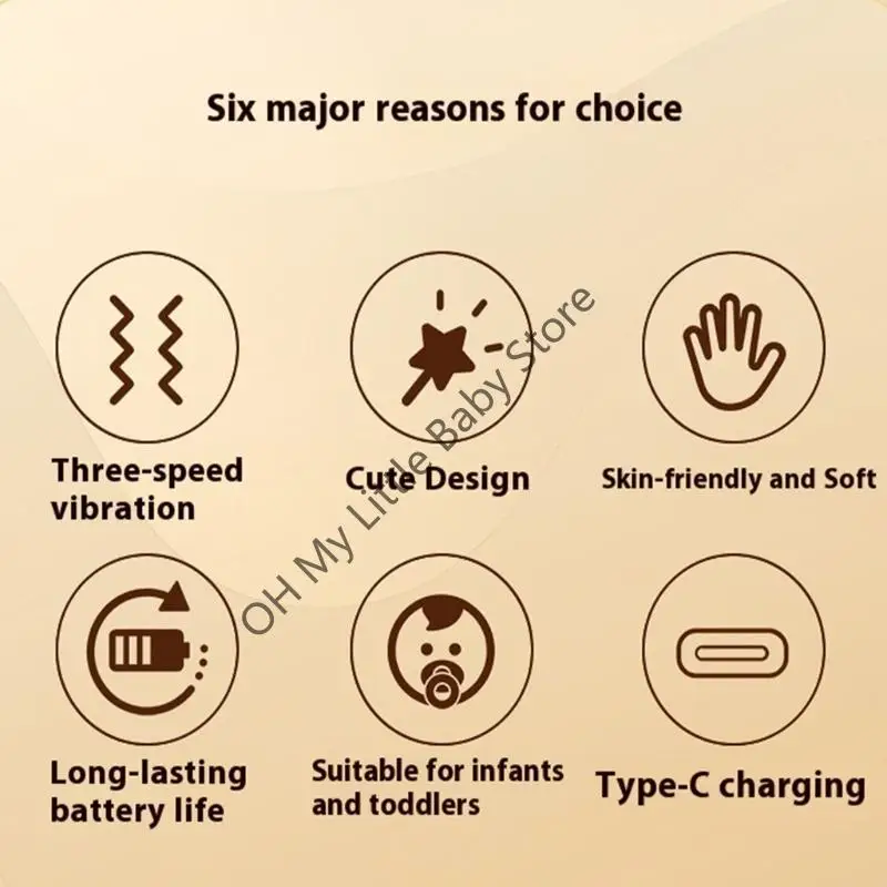 M76C recién nacidos reconfortantes muñeca juguete con tecnología vibración inteligente cobertura extraíble para bebé - imagen 3
