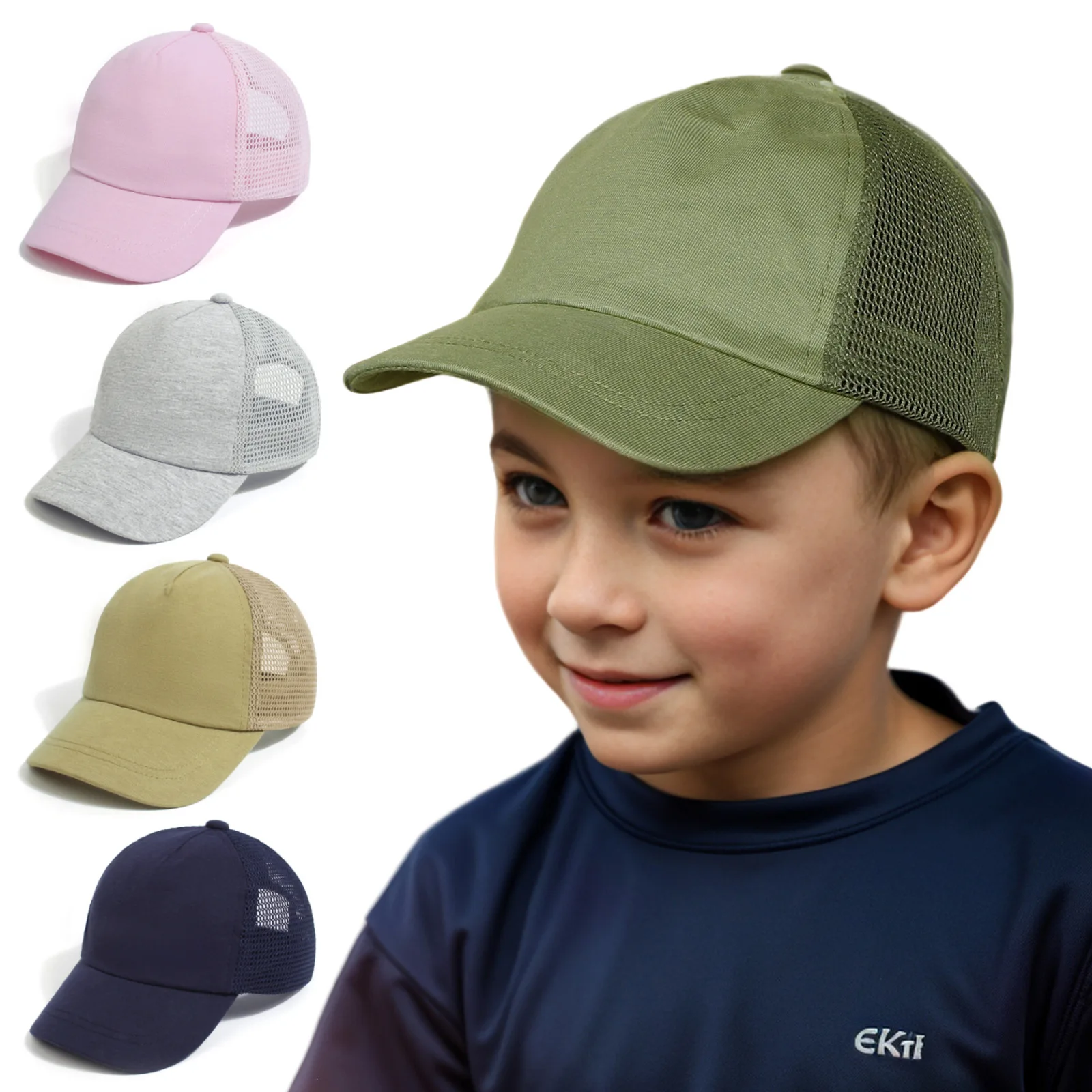 Gorra dinosaurio ajustable para bebé y niño al sol - imagen 3