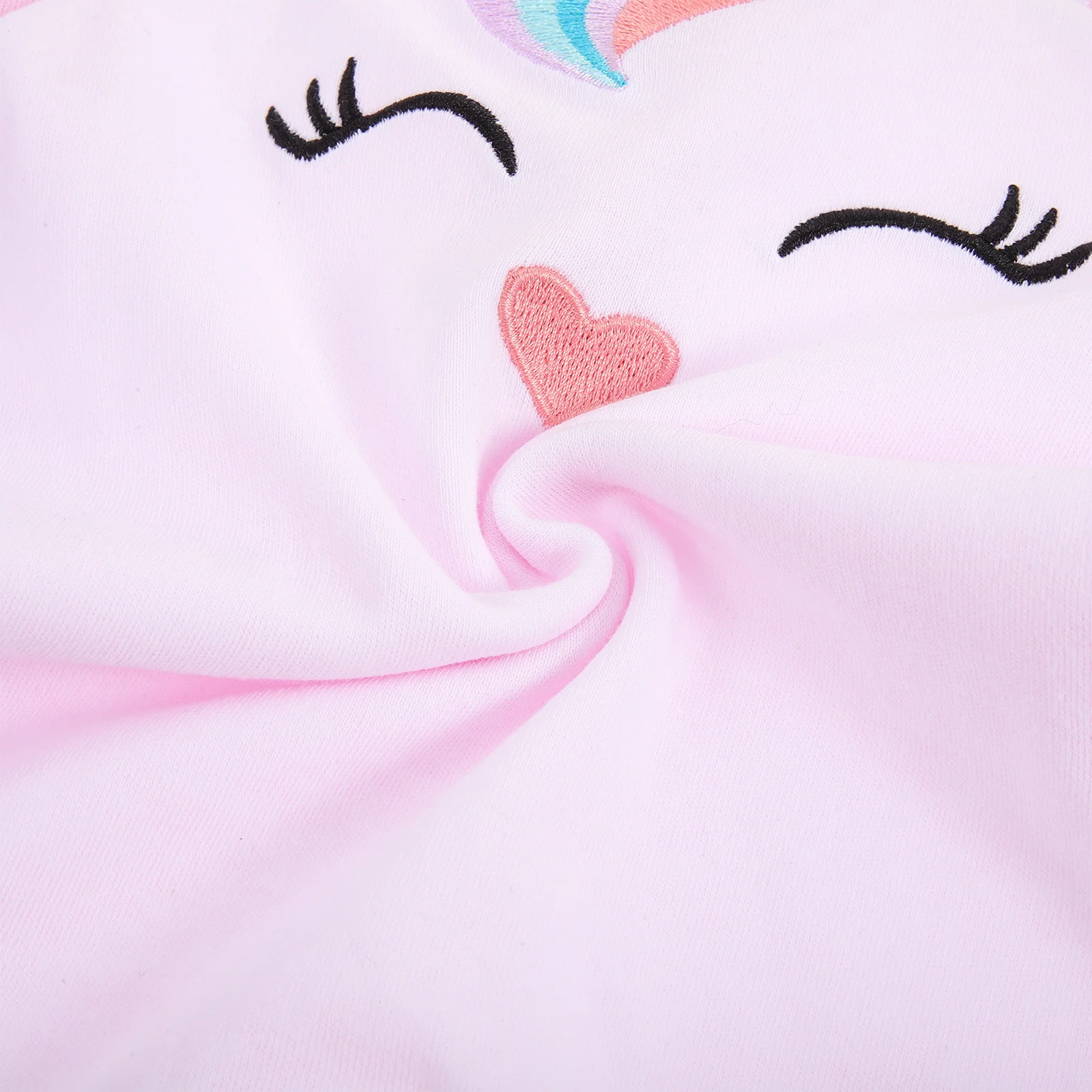 Pijama de unicornio para niñas, pelele con patas de algodón, mono de manga larga, ropa de dormir para niños pequeños, ropa de bebé, pijama para niñas - imagen 2