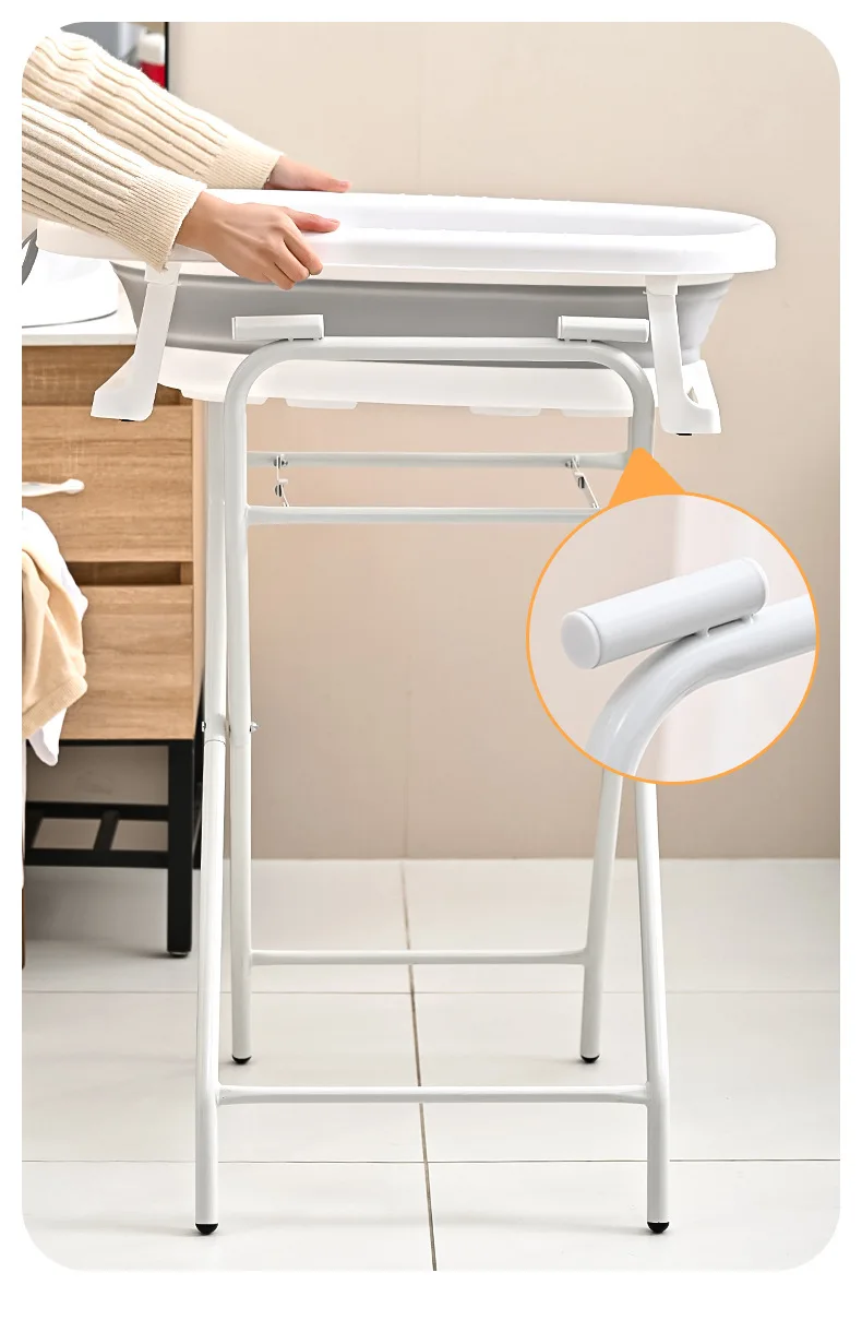 Soporte para bañera de bebé montado sobre bañera
