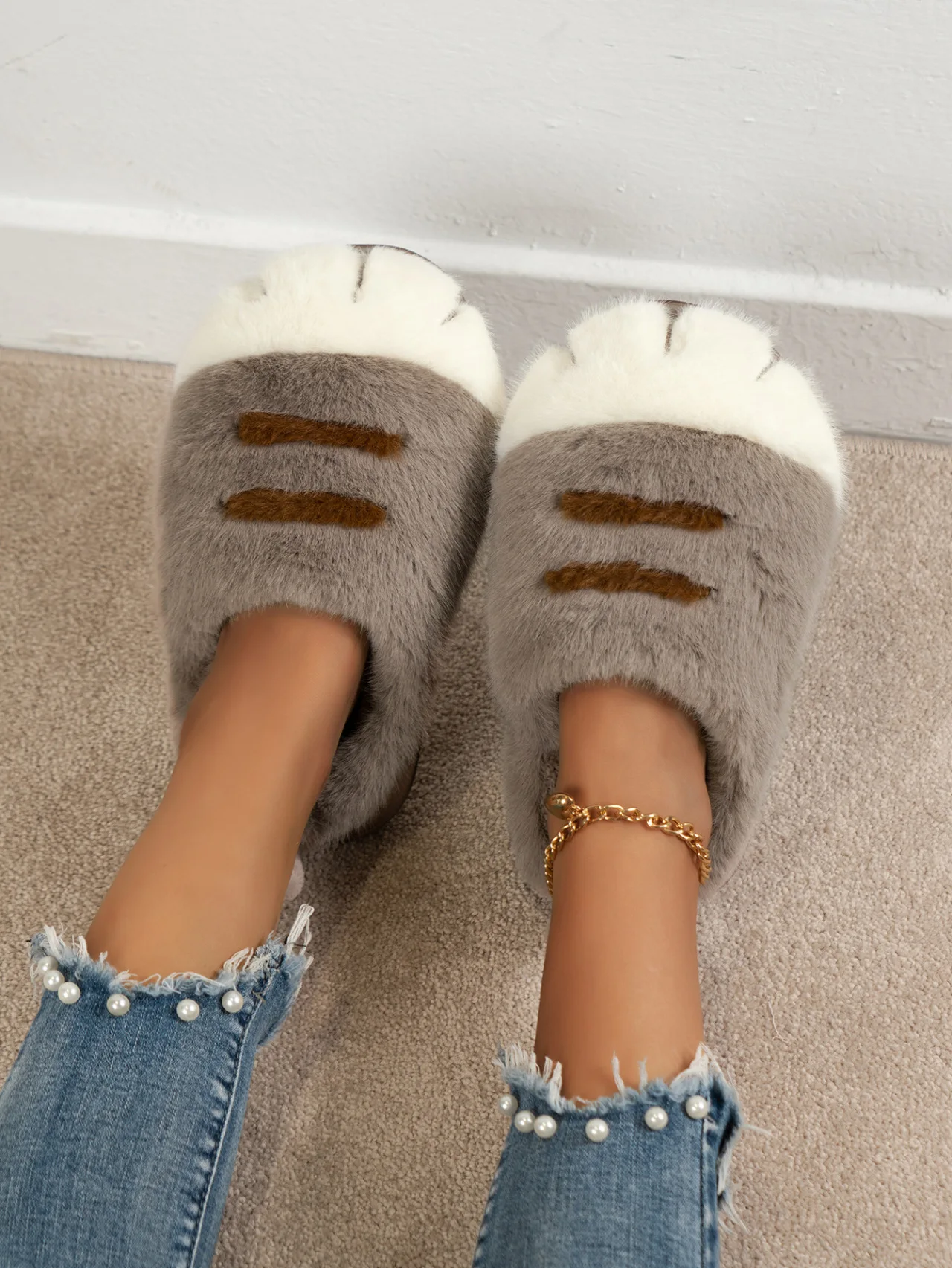 Zapatillas de casa para mujer – Invernales mullidas con suela ligera - imagen 3