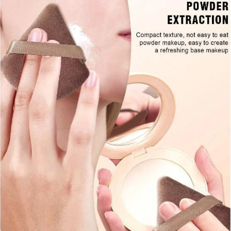 Juego combinado de herramientas de maquillaje de belleza, 40 Uds., esponja de maquillaje para lavado de cara, juego completo de brochas de limpieza, herramienta de lavado profesional triangular en polvo - imagen 4