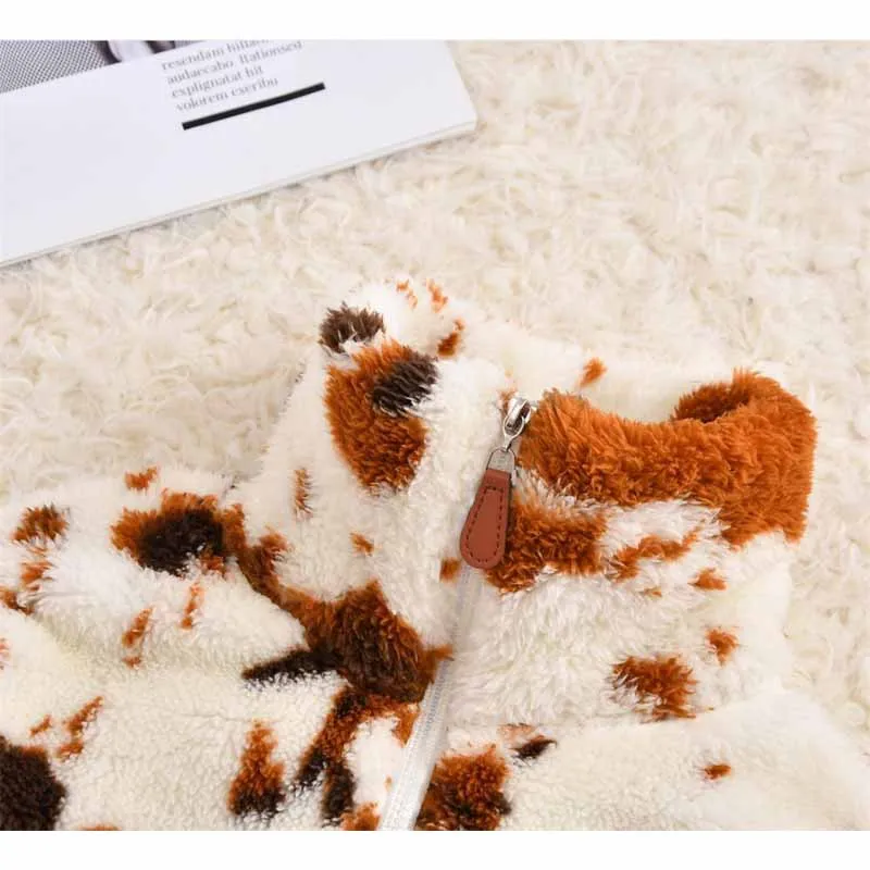Conjunto familiar de felpa para otoño – Sudaderas y abrigos para padres e hijos - imagen 5