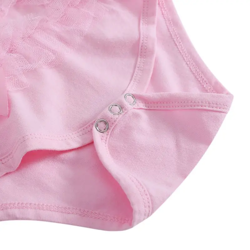 Monos de manga corta con volantes bordados para niñas pequeñas, monos de verano para niños, monos de cumpleaños para niñas - imagen 5