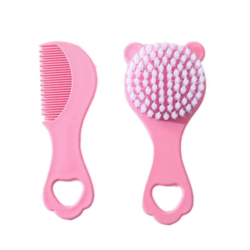 Set para el cuidado del bebé: lindo peine y cepillo de limpieza para recién nacidos con temática de oso: seguro y suave para el cuero cabelludo del bebé, ¡adorable imprescindible para los padres! - imagen 5