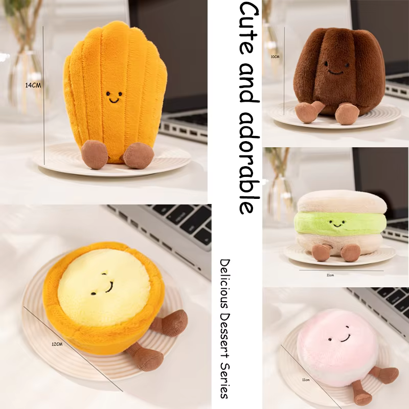 Peluche Madeline de macaron pastelito blandito y suave para bebés - imagen 5