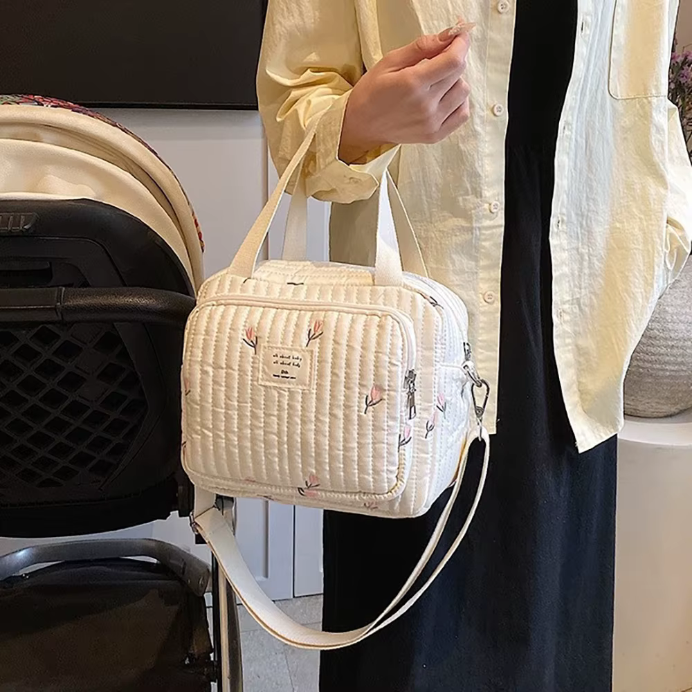 Bolsa cambiador para cochecito con clip – Ligera y práctica