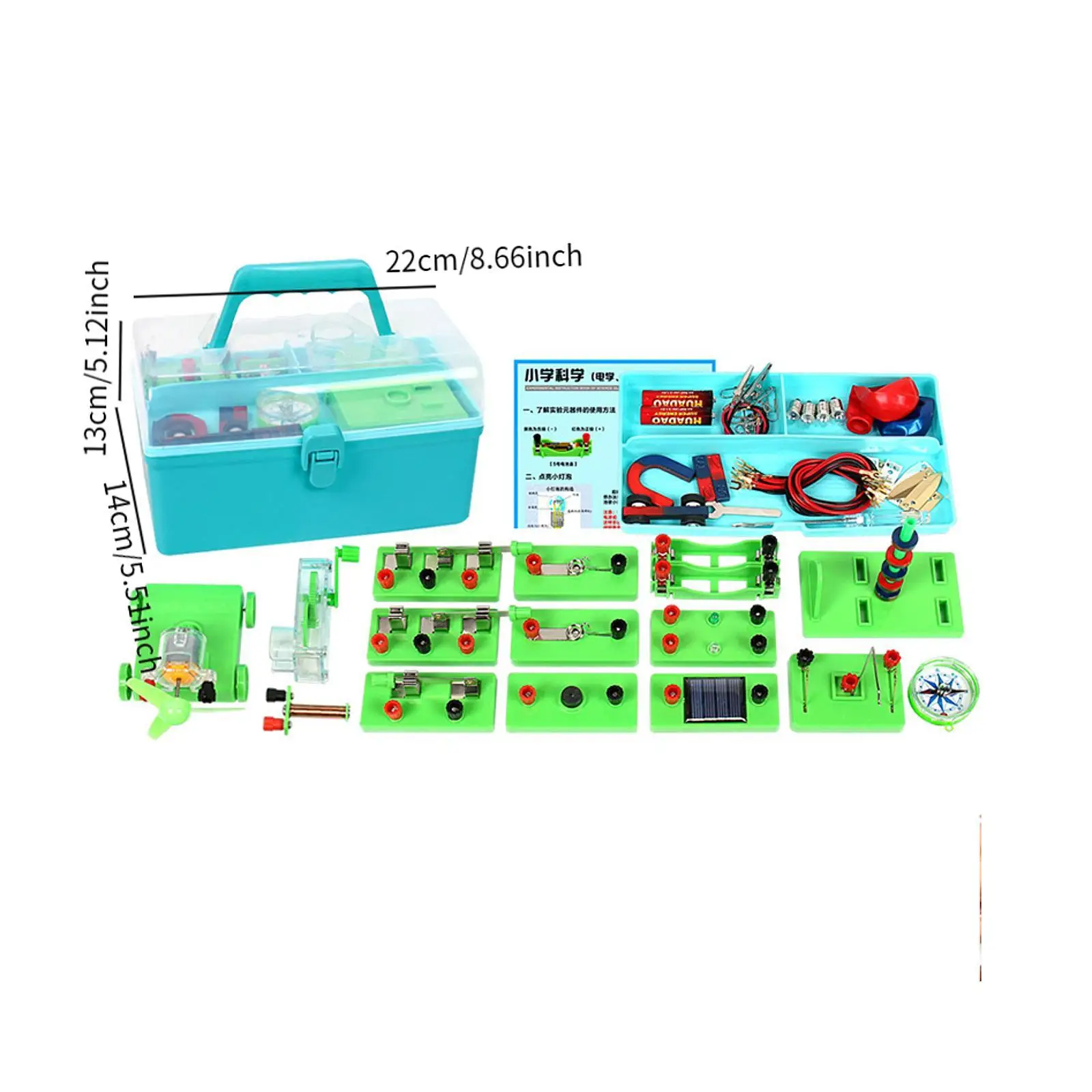 Electricity Circuit Experiment Set Physics Science Learning Kits Self Assembly
