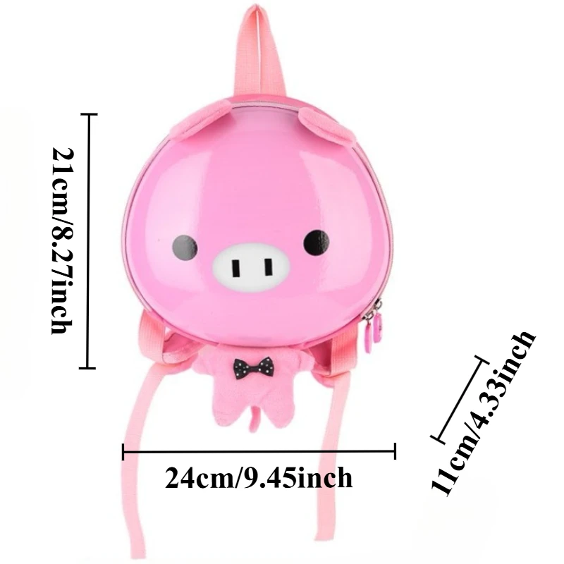 Mochila escolar de dibujos animados para niños y niñas, mochila para niños de guardería, mochila ligera impermeable con animales para niños pequeños, mochila dura y de felpa - imagen 3