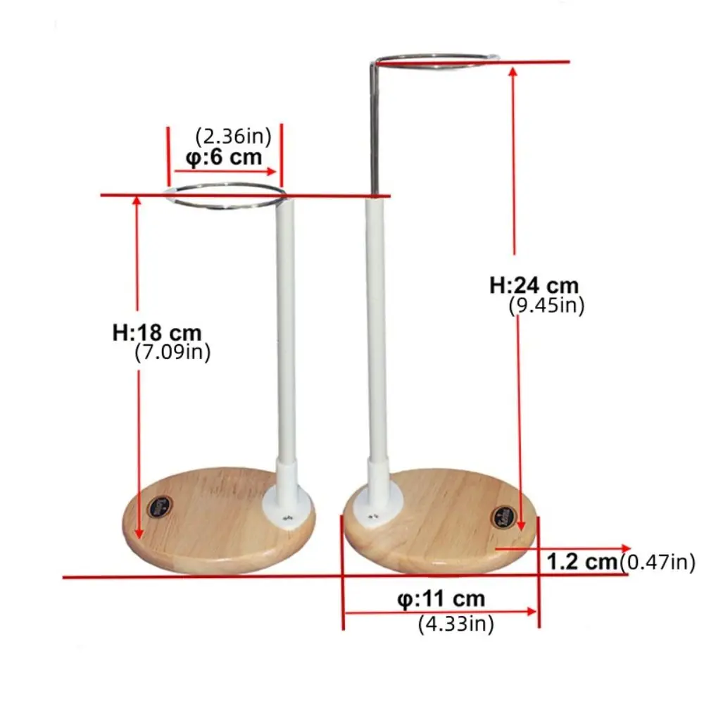 Soporte ajustable para muñecas y figuras de acción de madera - imagen 4