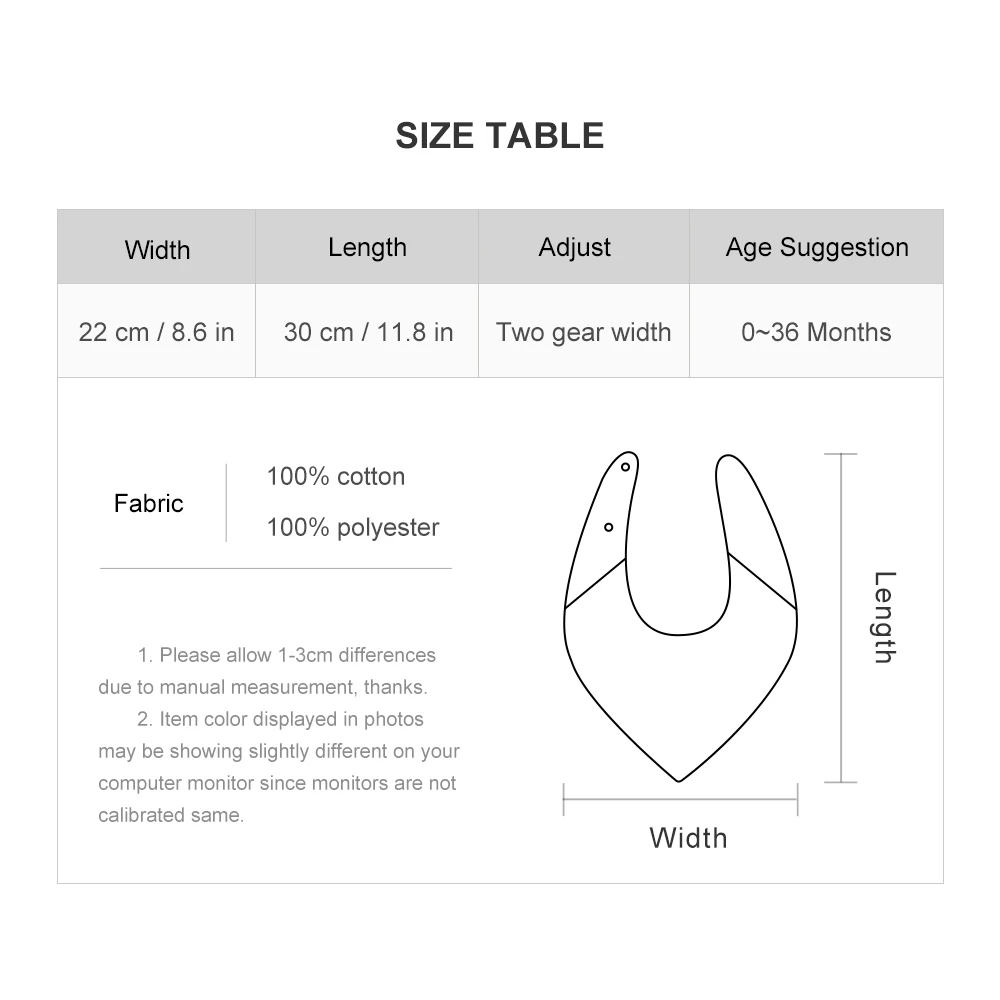 Bufanda cálida de invierno para bebé, toalla de Saliva con estampado de plantas de dibujos animados, doble cara, suave, botón ajustable, Baberos para alimentación, 1 unidad - imagen 5