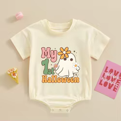 Mameluco Halloween para bebé recién nacido – Estilo retro