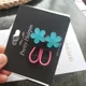 2pcs blue floral