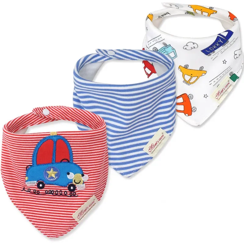 Babero bandana antisaliva de algodón para bebé - imagen 5