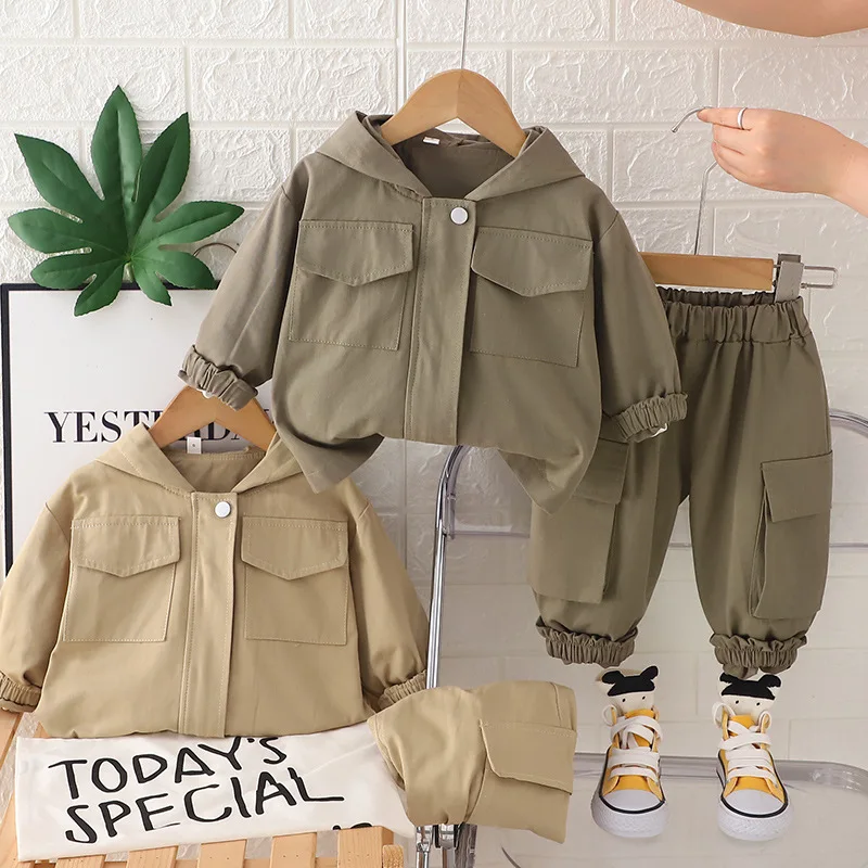 Conjunto de bebé otoño-invierno, sudadera con capucha y pantalón - imagen 5