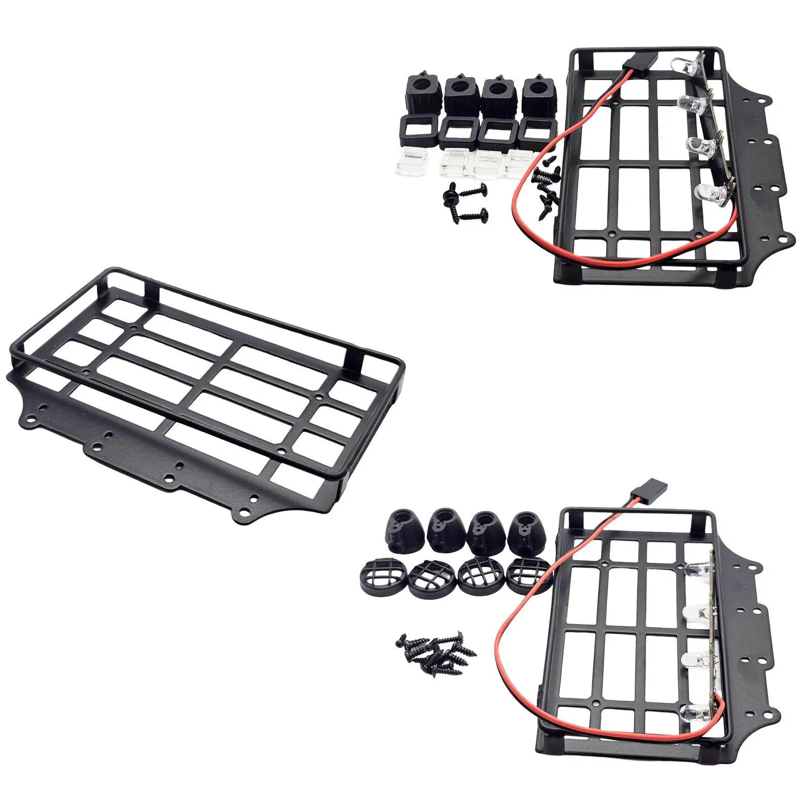 RC Roof Luggage Rack Easy to Install Accessory for MN82 1/12 RC Car Upgrade