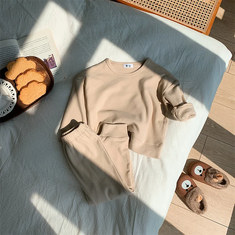 Conjunto ropa infantil 2-8 años primavera otoño suéter pantalón piezas - imagen 4