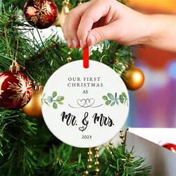 Adorno de tu primera Navidad juntos – Decoración árbol Navidad
